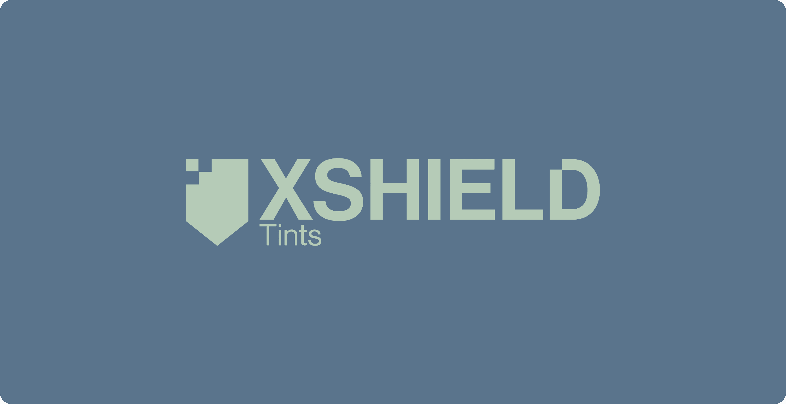 XShield Tints wordmark